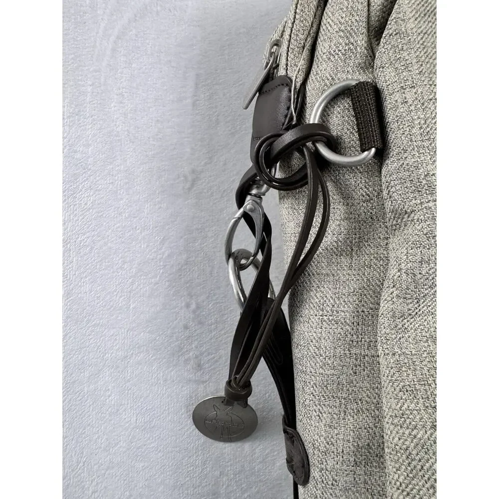 Lässig Green Label Neckline Diaper Bag Eco-Friendly Shoulder Tote Gray